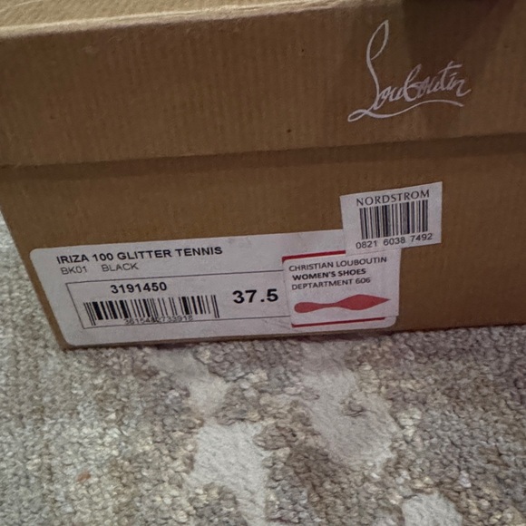 Christian Louboutin Black Heels size 37.5 - Picture 2 of 8